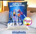 Demon Hunters  kpop Almohada  azul