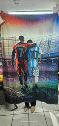 Cr7 y Messi fraz viajera