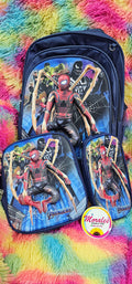 Spiderman  mochila luz led combo sin llantitas