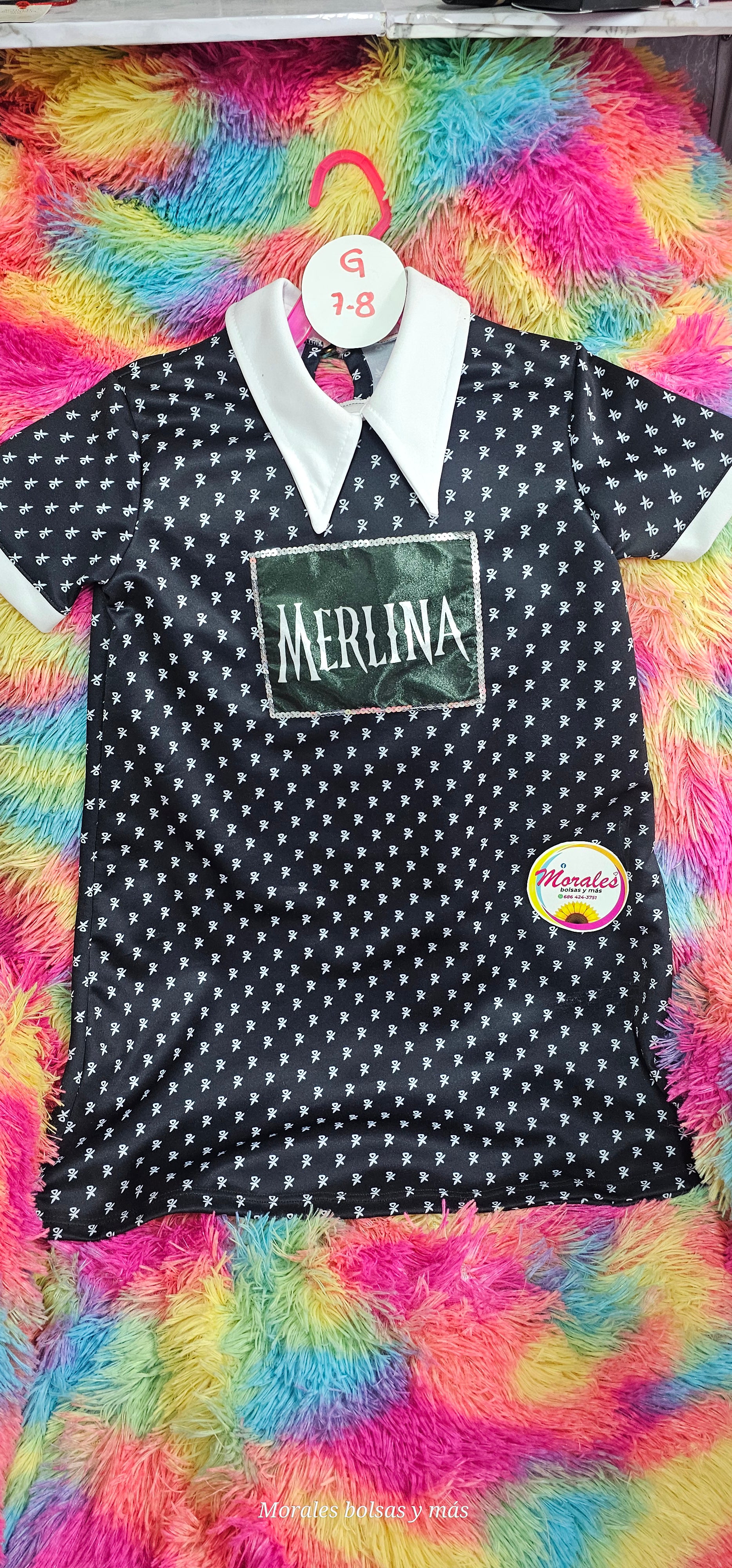 Merlina vestido niña