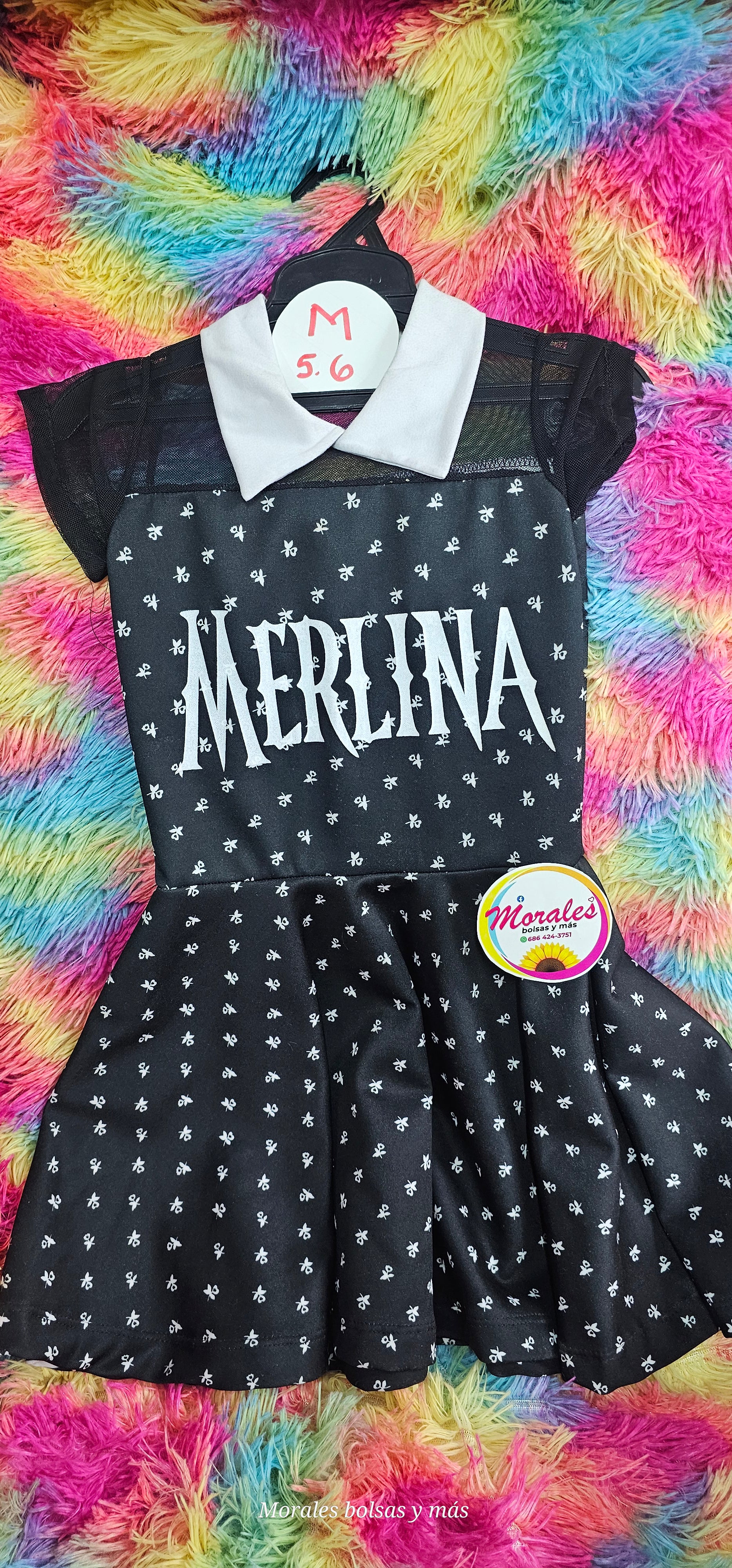 Merlina vestido niña