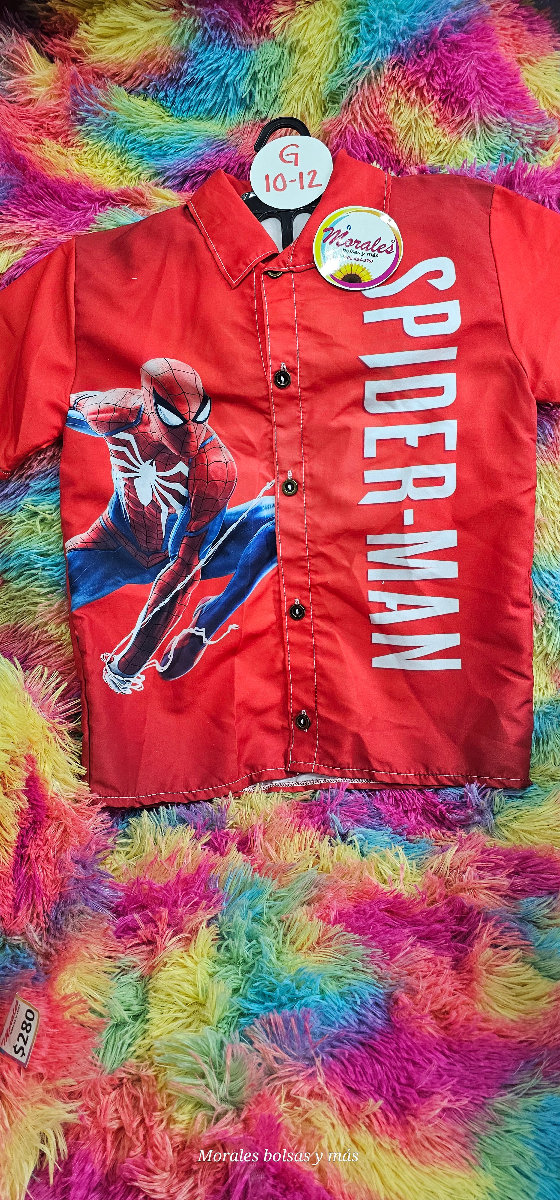 Spiderman camisa niño G