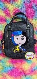 Coraline mochila negra