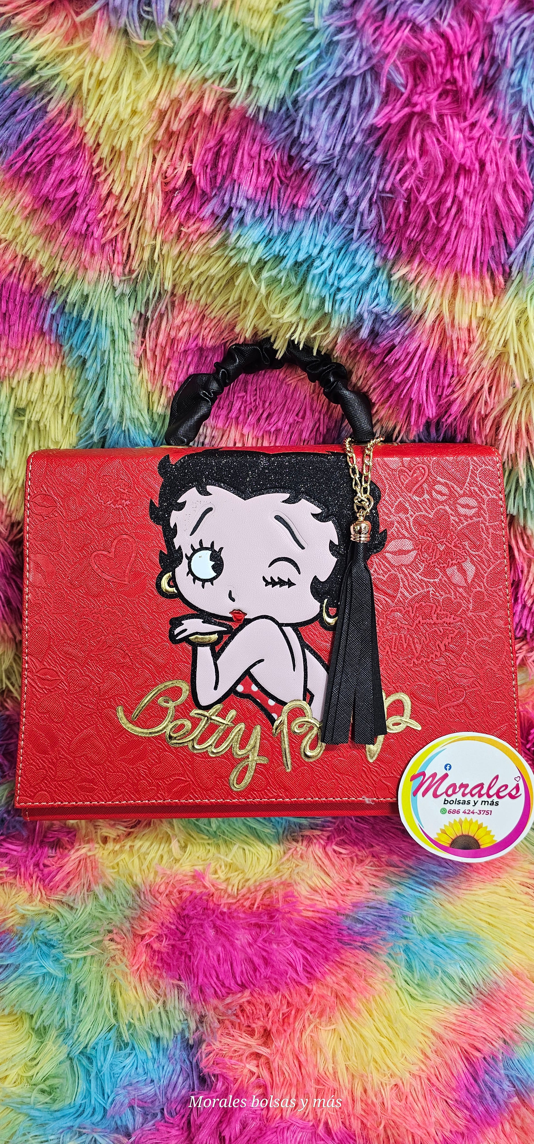 Betty boop roja bolso