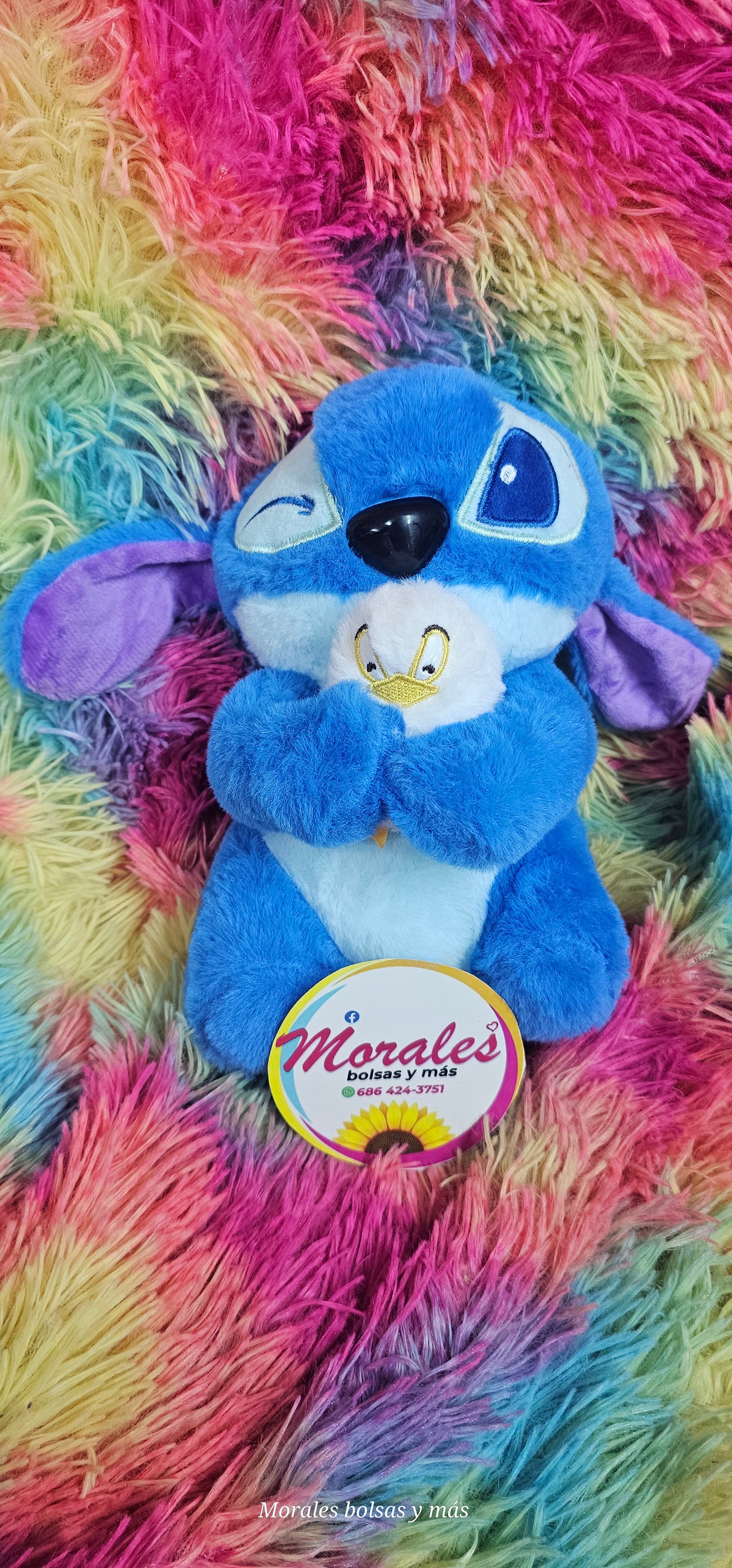 Stitch pato chico peluche