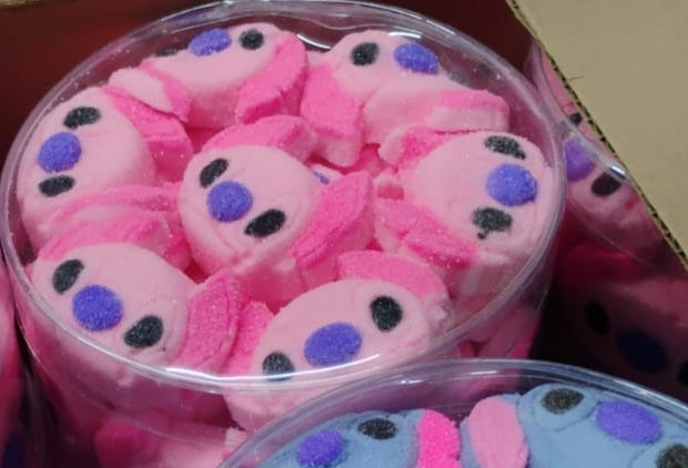Stitch bombones rosa
