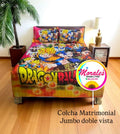 Colcha Dragón Ball matrimonial