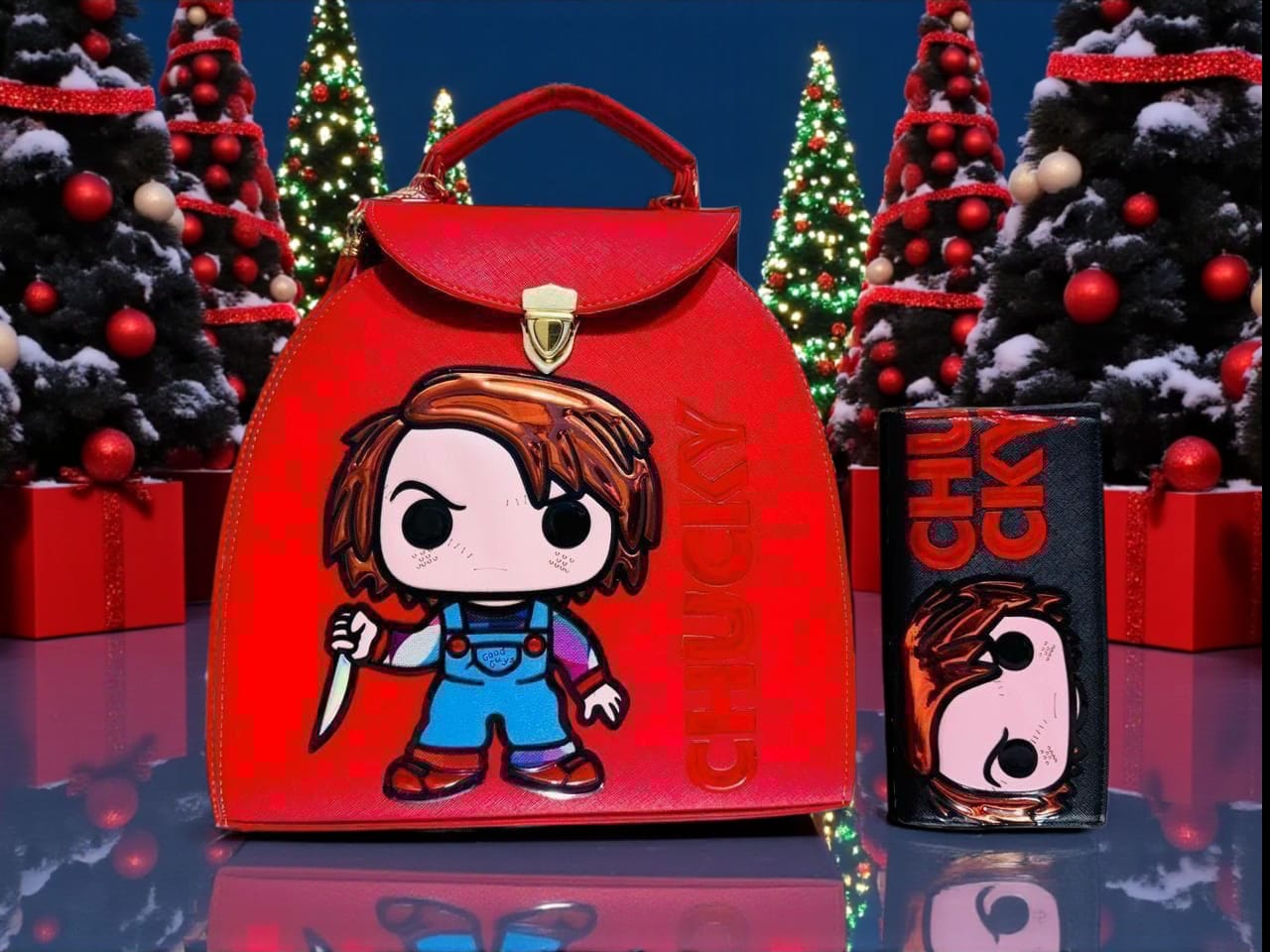 Chuky  mochilita roja sin cartera