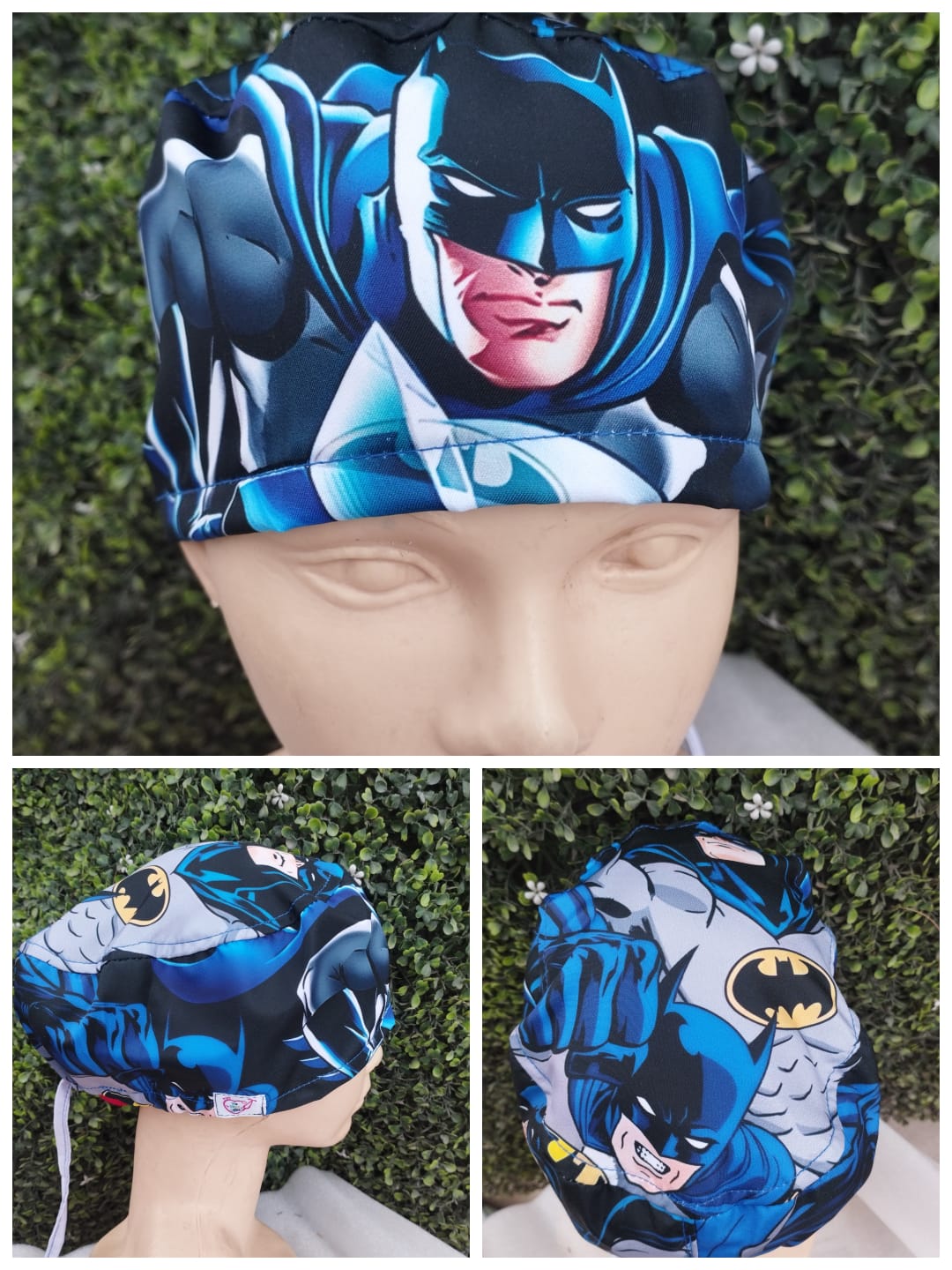 Mv Gorro quirúrgico unisex batman