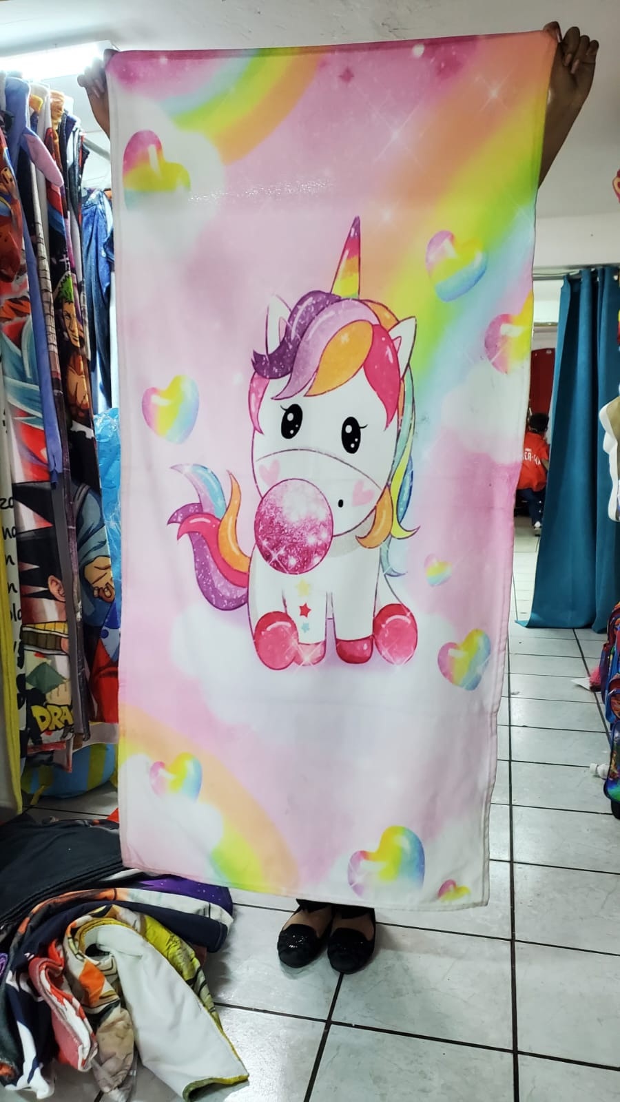 Unicornio bb toalla
