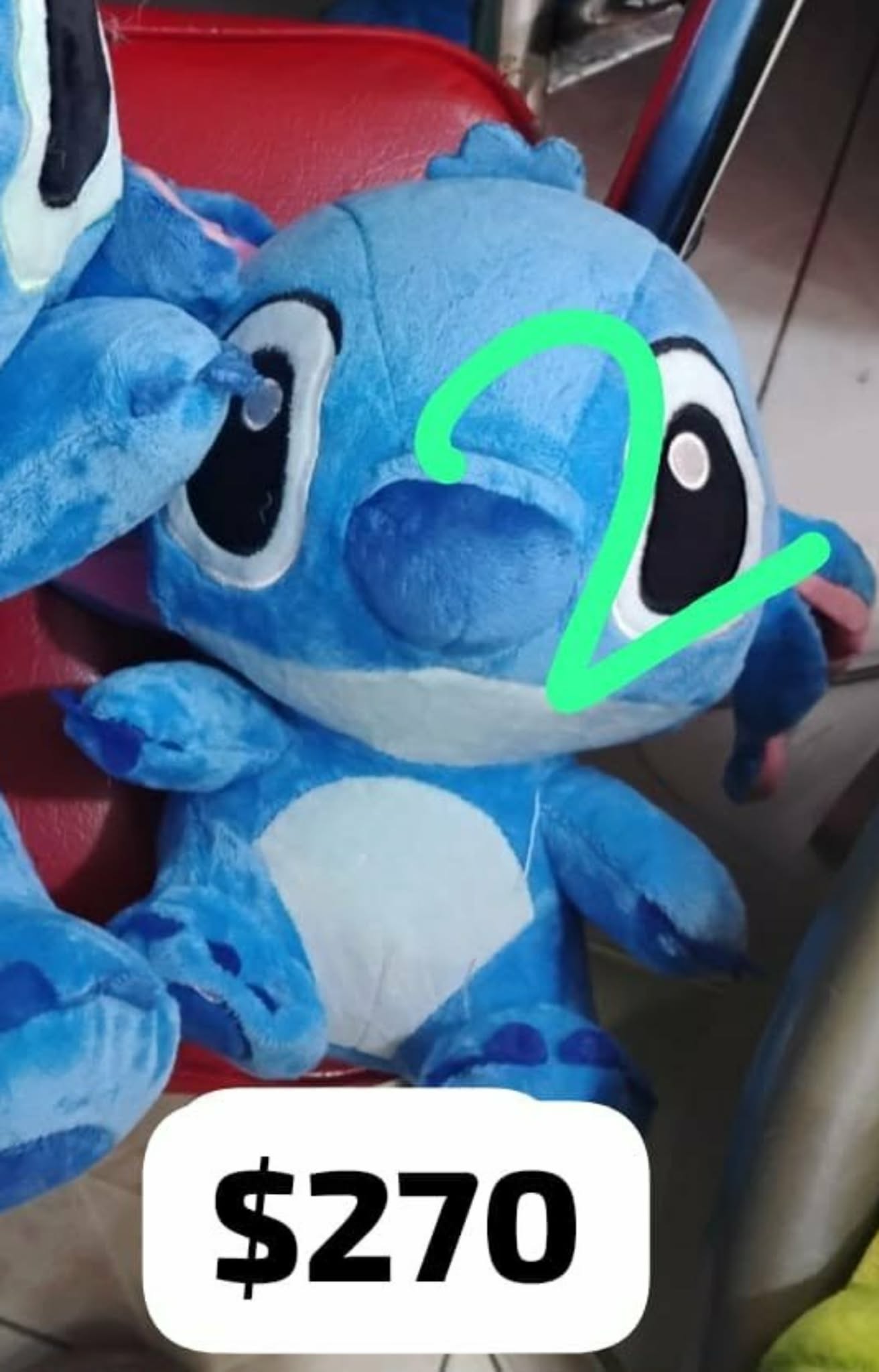 Stitch peluche bebe