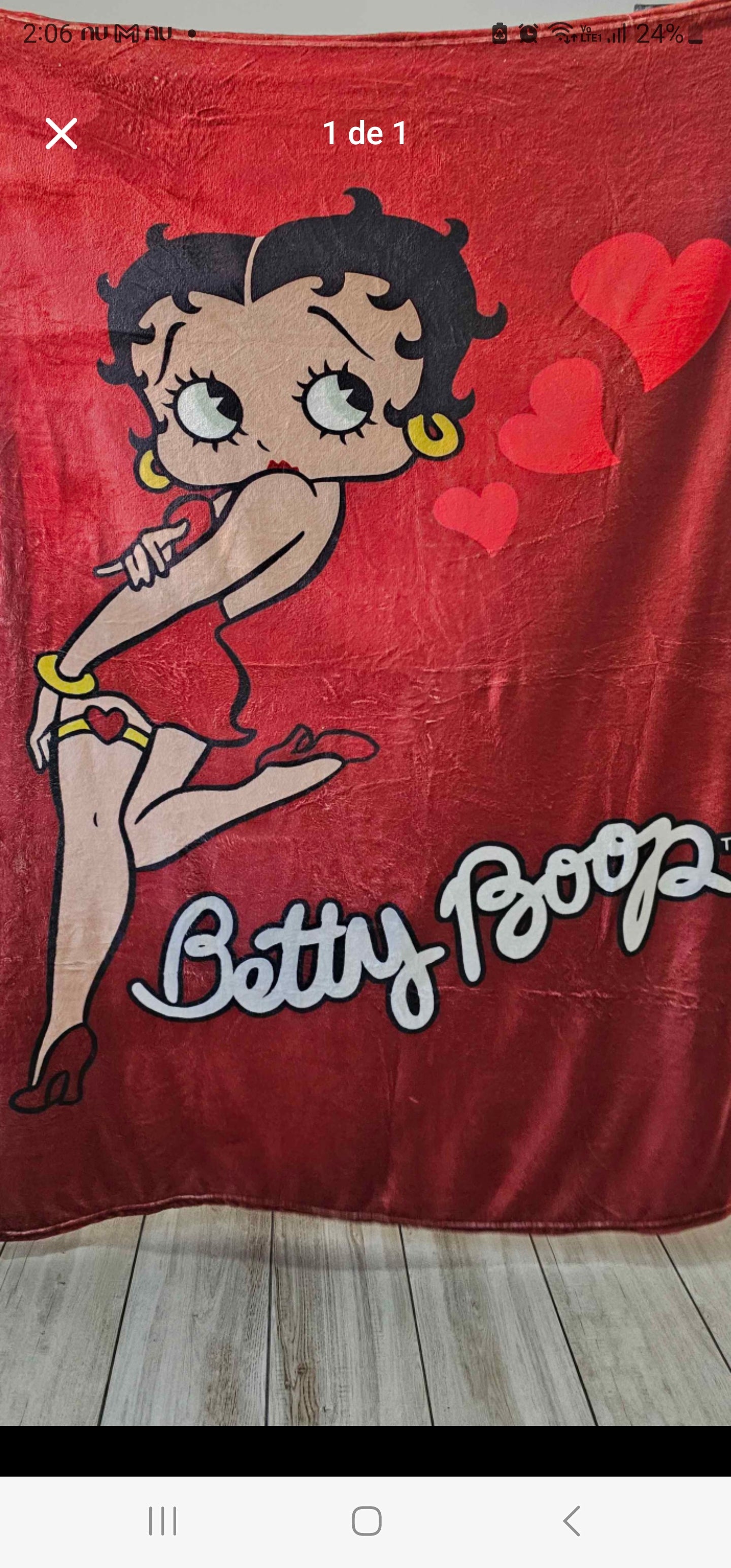 Betty boop Fraz viajera