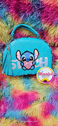 Stitch bolso mini turquesa