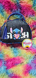 Stitch bolso mini negra