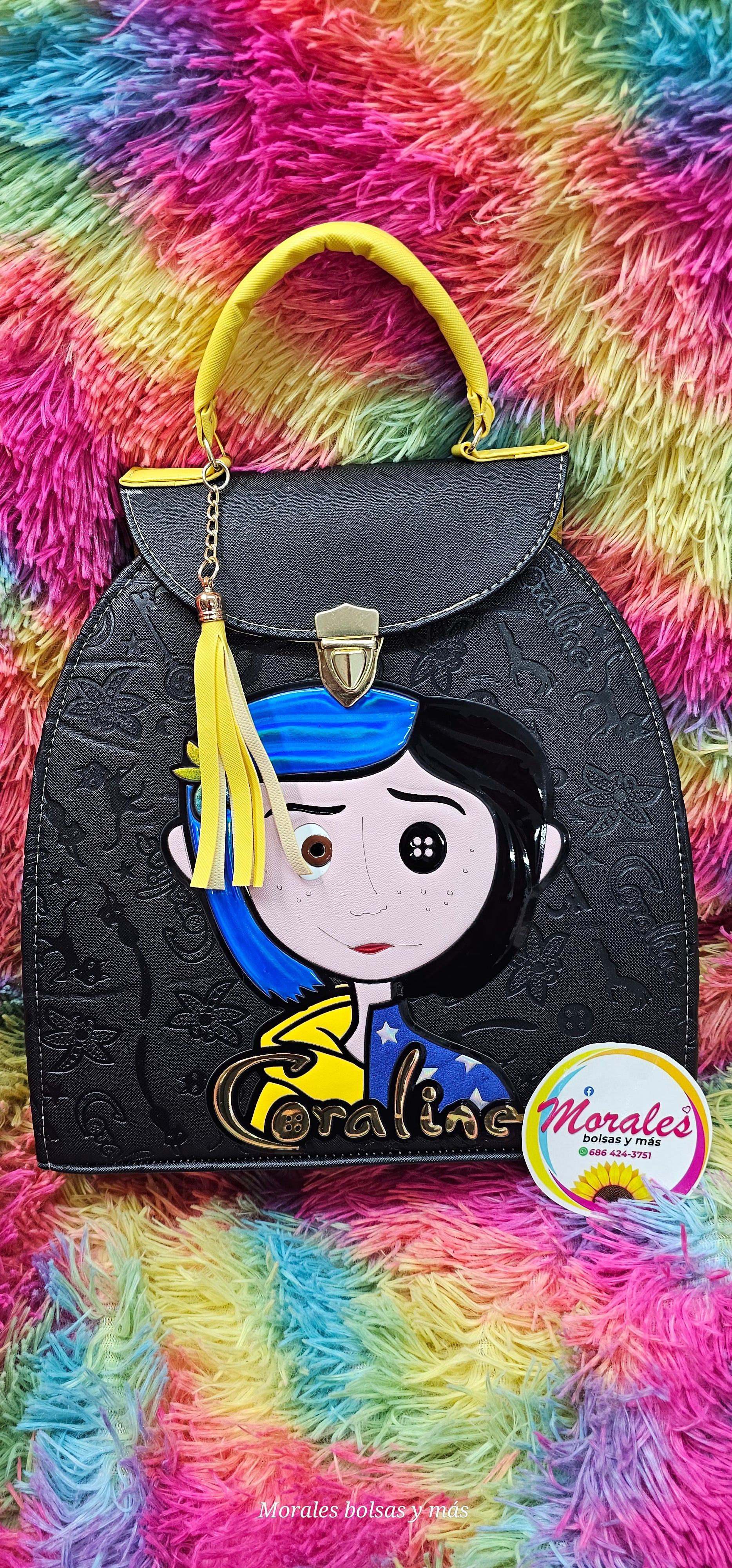 Coraline mochila dama