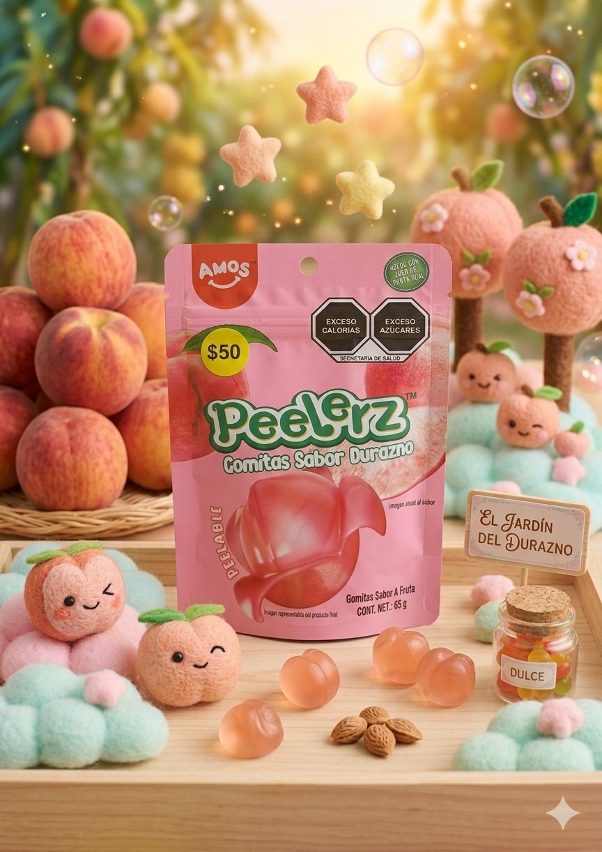 Gomitas pelables durazno 🍑
