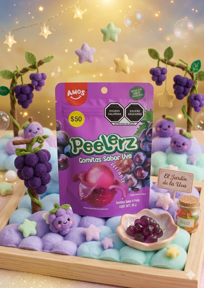Gomitas pelables uva 🍇