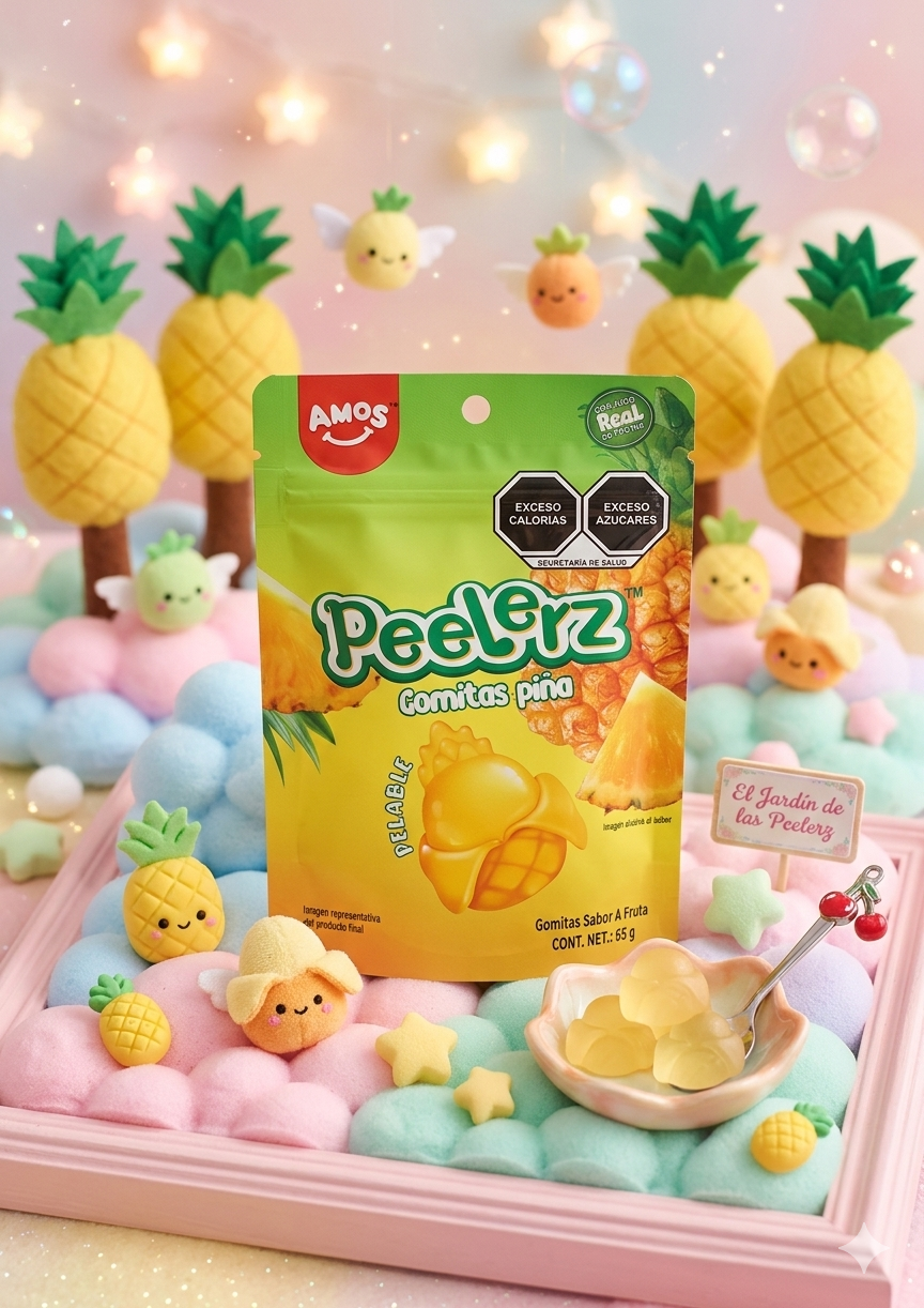 Gomitas pelables piña