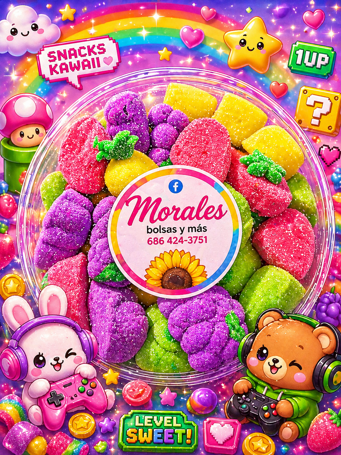 Bombones frutas