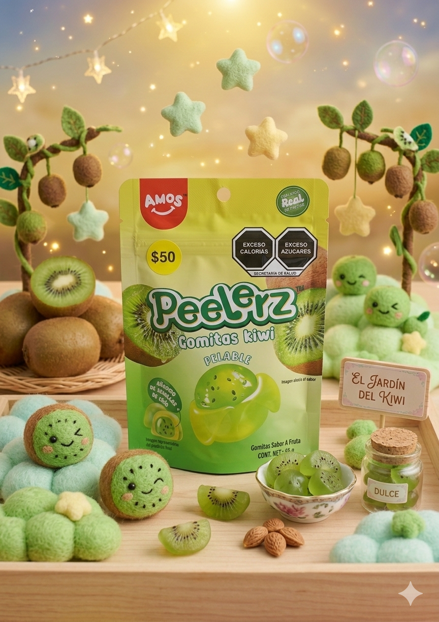 Gomitas pelables kiwi 🥝