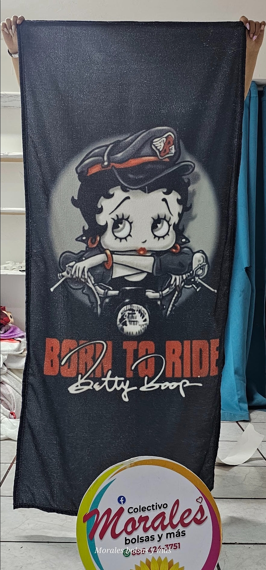 Betty Boop Moto Toalla
